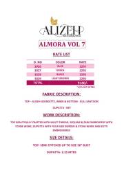 Alizeh  Almora Vol 7